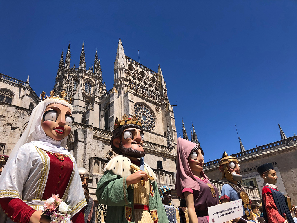 Gigantes de Soria en la Catedral de Burgos
